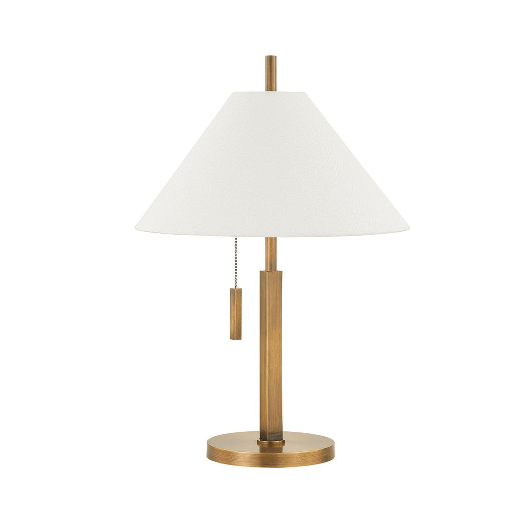 Clic 1 Light Table Lamp - Patina Brass Hudson Valley Lighting 1