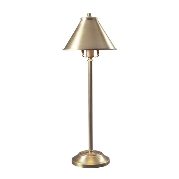 Provence Stick 1 Light Table Lamp in Aged Brass | Outlet Olivia's 1