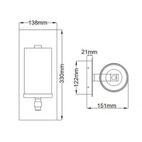 Quintiesse Angelo 1 Light Wall Light