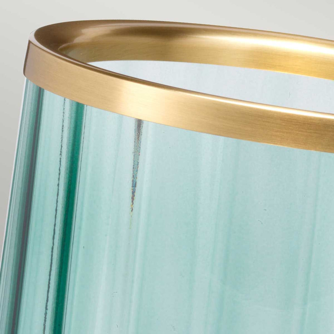 Arno Table Lamp - Green Aged Brass Elstead 3