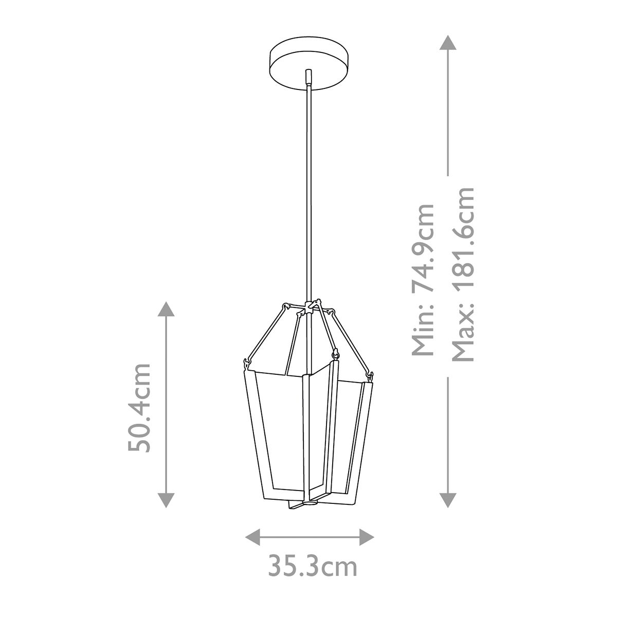 Quintiesse Calters Medium LED Pendant