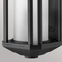 Quintiesse Castelle 1 Light Medium Wall Lantern Black