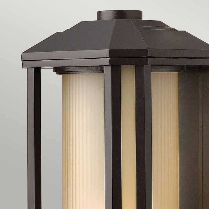 Castelle 1 Light Medium Wall Lantern - Bronze Elstead 2