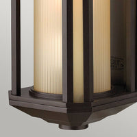 Quintiesse Castelle 1 Light Medium Wall Lantern Bronze