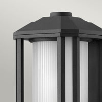 Quintiesse Castelle 1 Light Small Wall Lantern Black