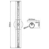 Quintiesse Facet Dual LED Wall Light