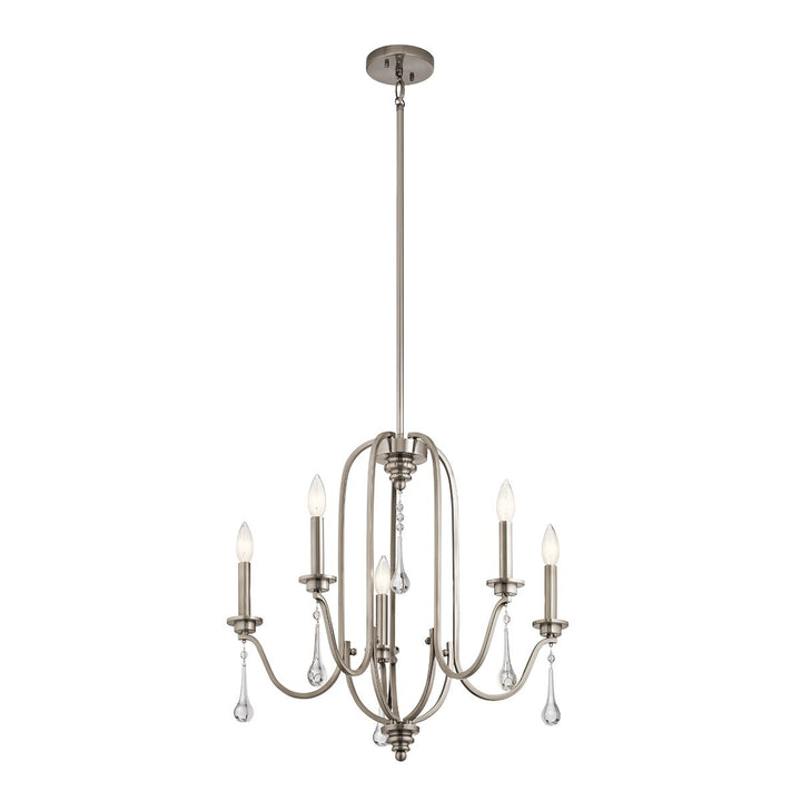 Karlee 5 Light Chandelier Elstead 1