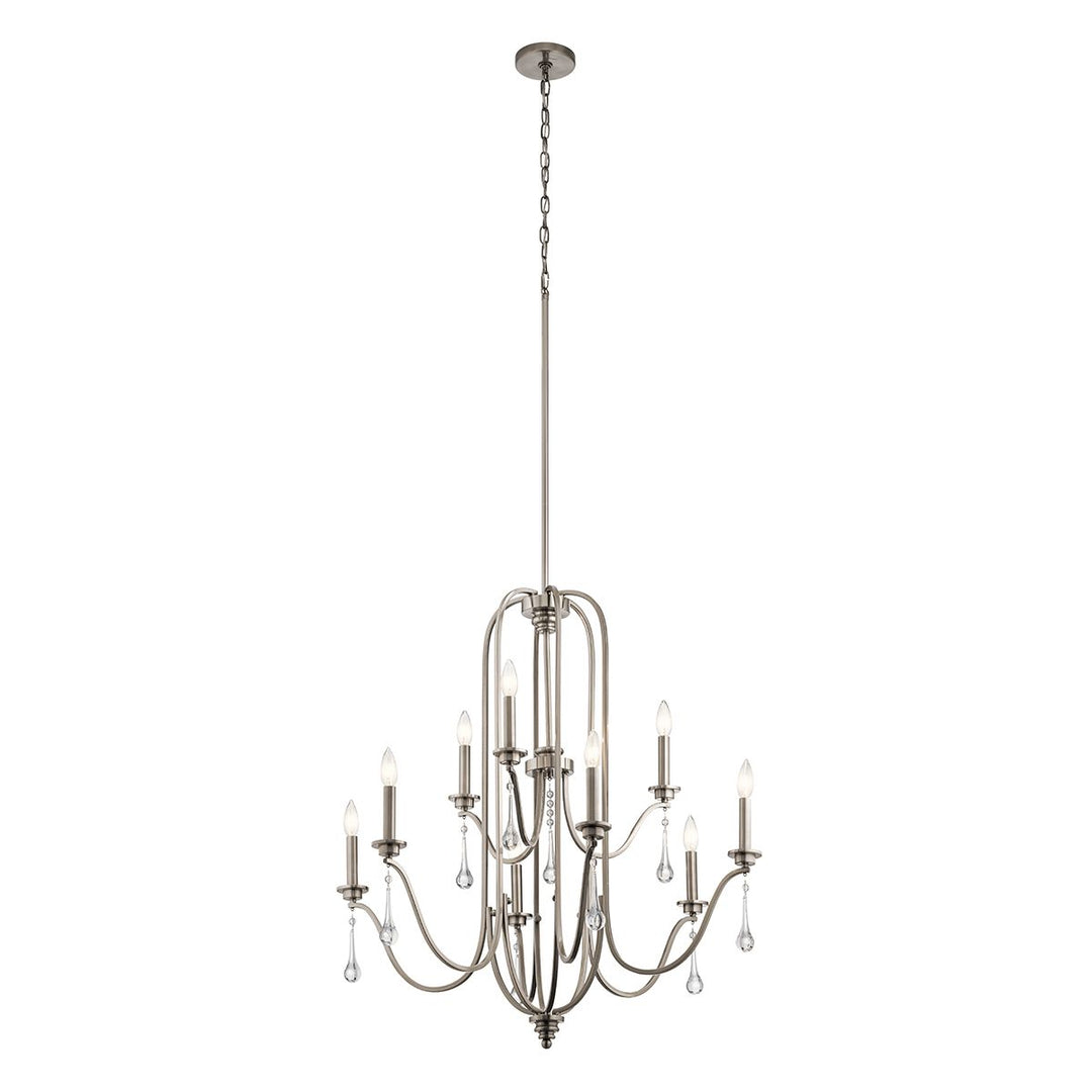 Karlee 9 Light Chandelier Elstead 1