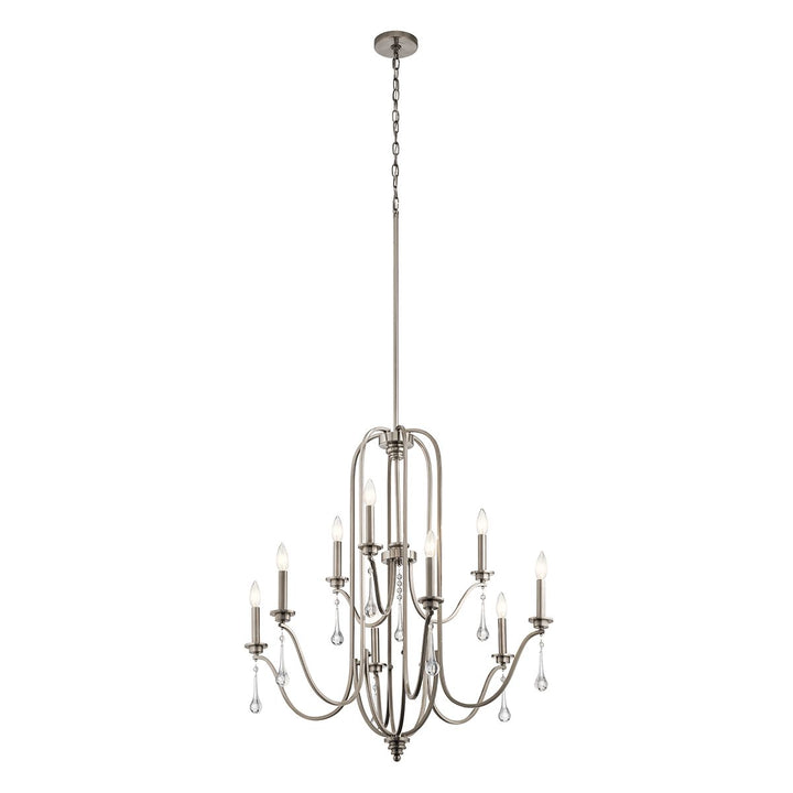 Karlee 9 Light Chandelier Elstead 1