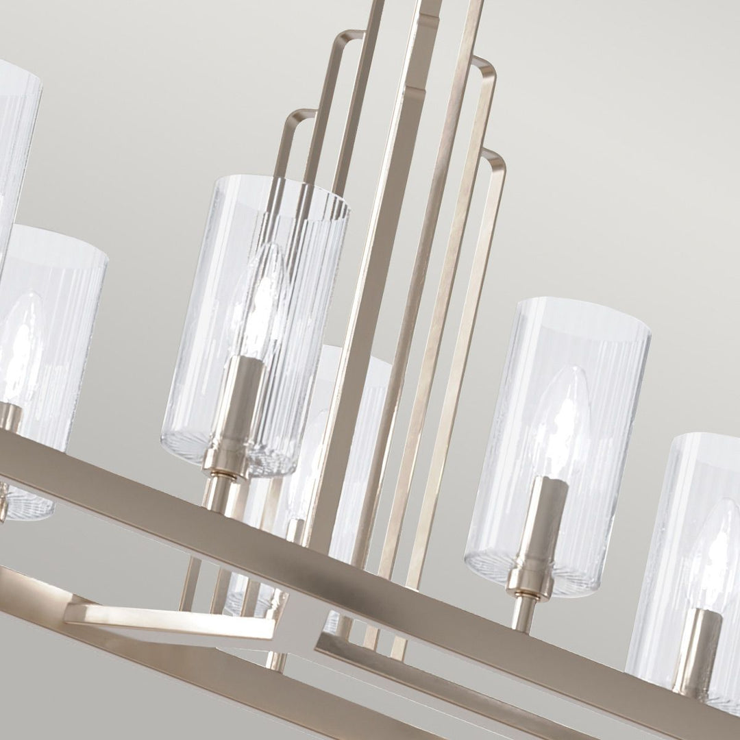 Kimrose 10 Light Linear Chandelier Elstead 6