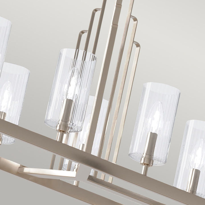 Kimrose 10 Light Linear Chandelier Elstead 6