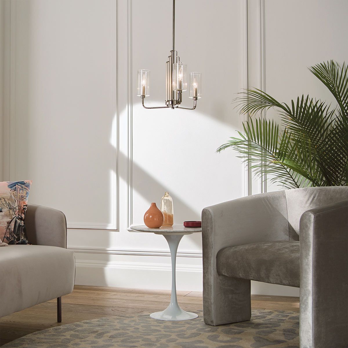 Quintiesse Kimrose 3 Light Chandelier