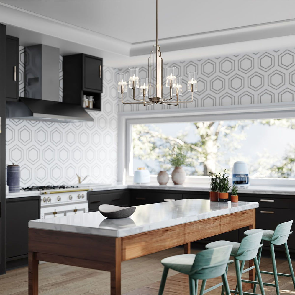 Kimrose 6 Light Chandelier Elstead 2