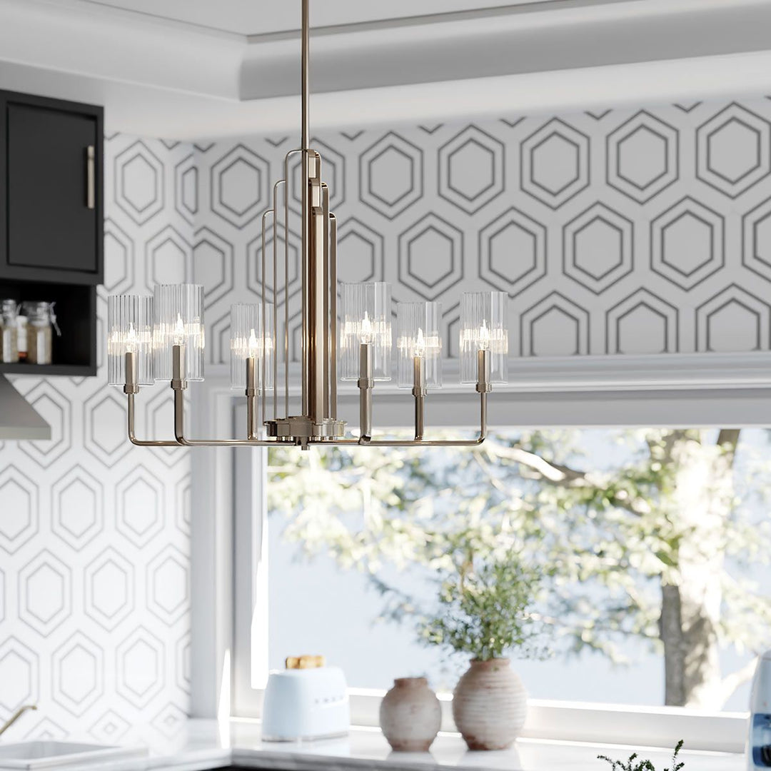 Kimrose 6 Light Chandelier Elstead 3