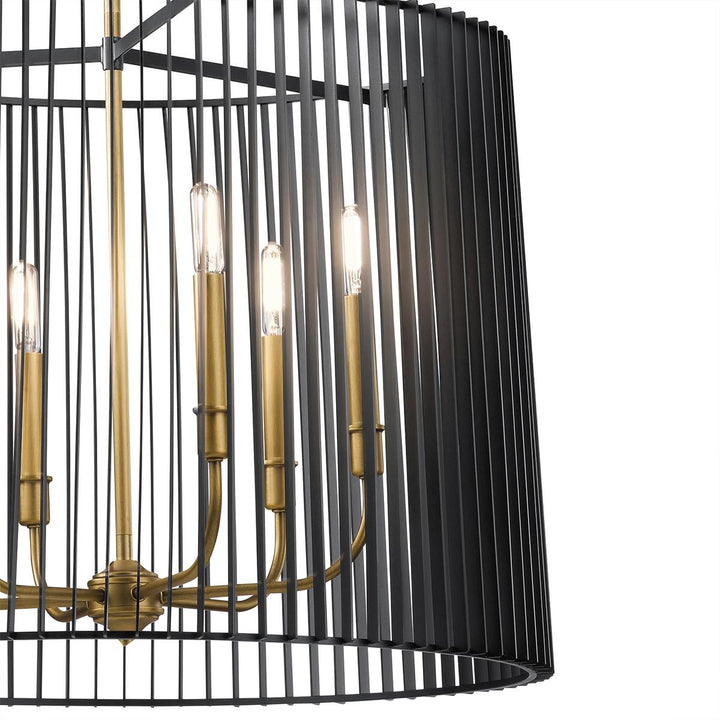 Linara 6 Light Pendant Light Elstead 7