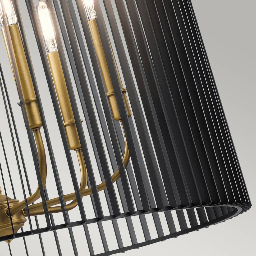 Linara 6 Light Pendant Light Elstead 6