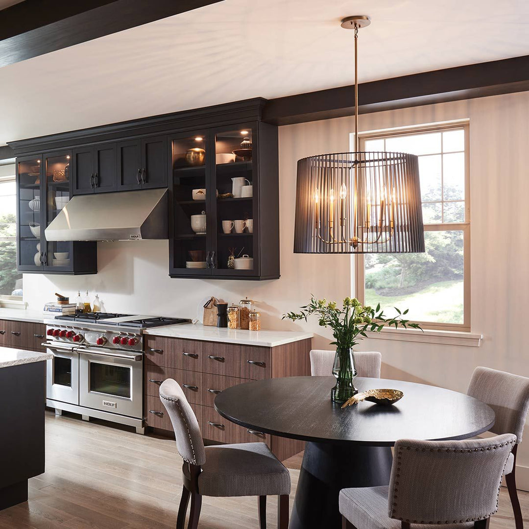 Linara 6 Light Pendant Light Elstead 3