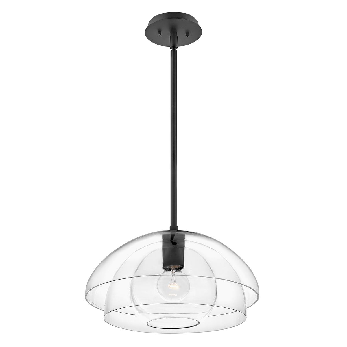 Quintiesse Lotus 1 Light Pendant Semiflush