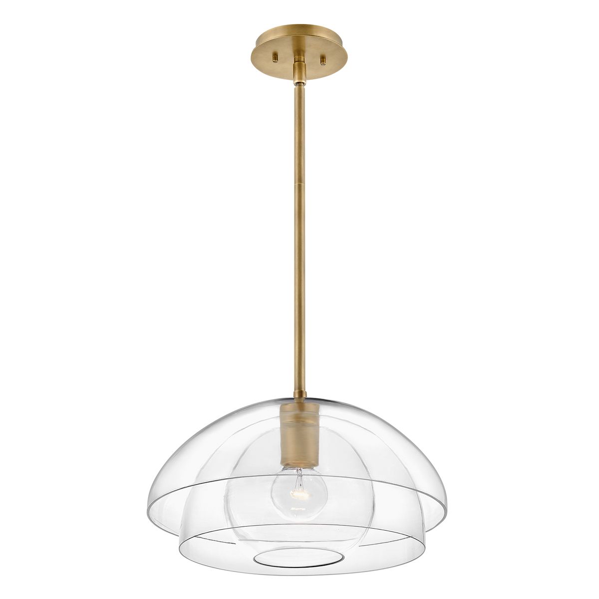 Quintiesse Lotus 1 Light Pendant Semiflush