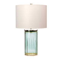 Quintiesse Reno Table Lamp Green Polished Nickel