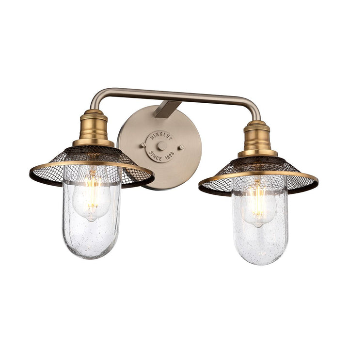 Rigby 2 Light Wall Light - Antique Nickel Elstead 1