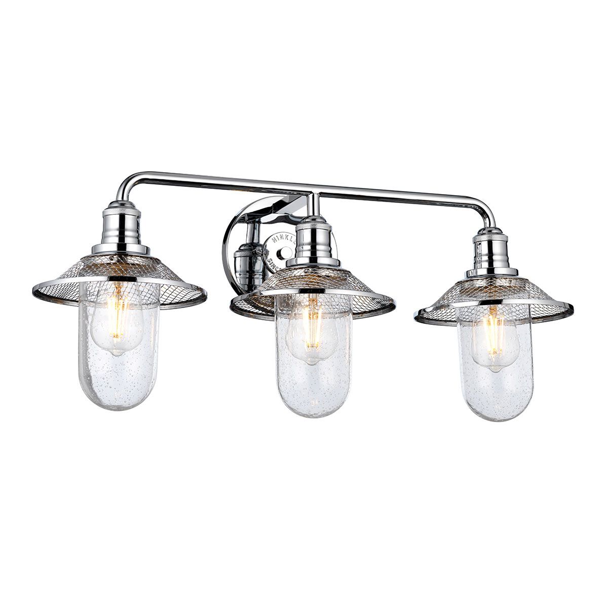 Quintiesse Rigby 3 Light Wall Light Polished Chrome