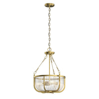 Quintiesse Roux 3 Light Pendant SemiFlush