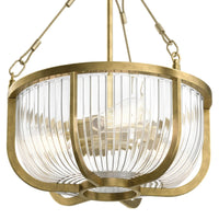 Quintiesse Roux 3 Light Pendant SemiFlush