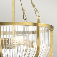 Quintiesse Roux 3 Light Pendant SemiFlush