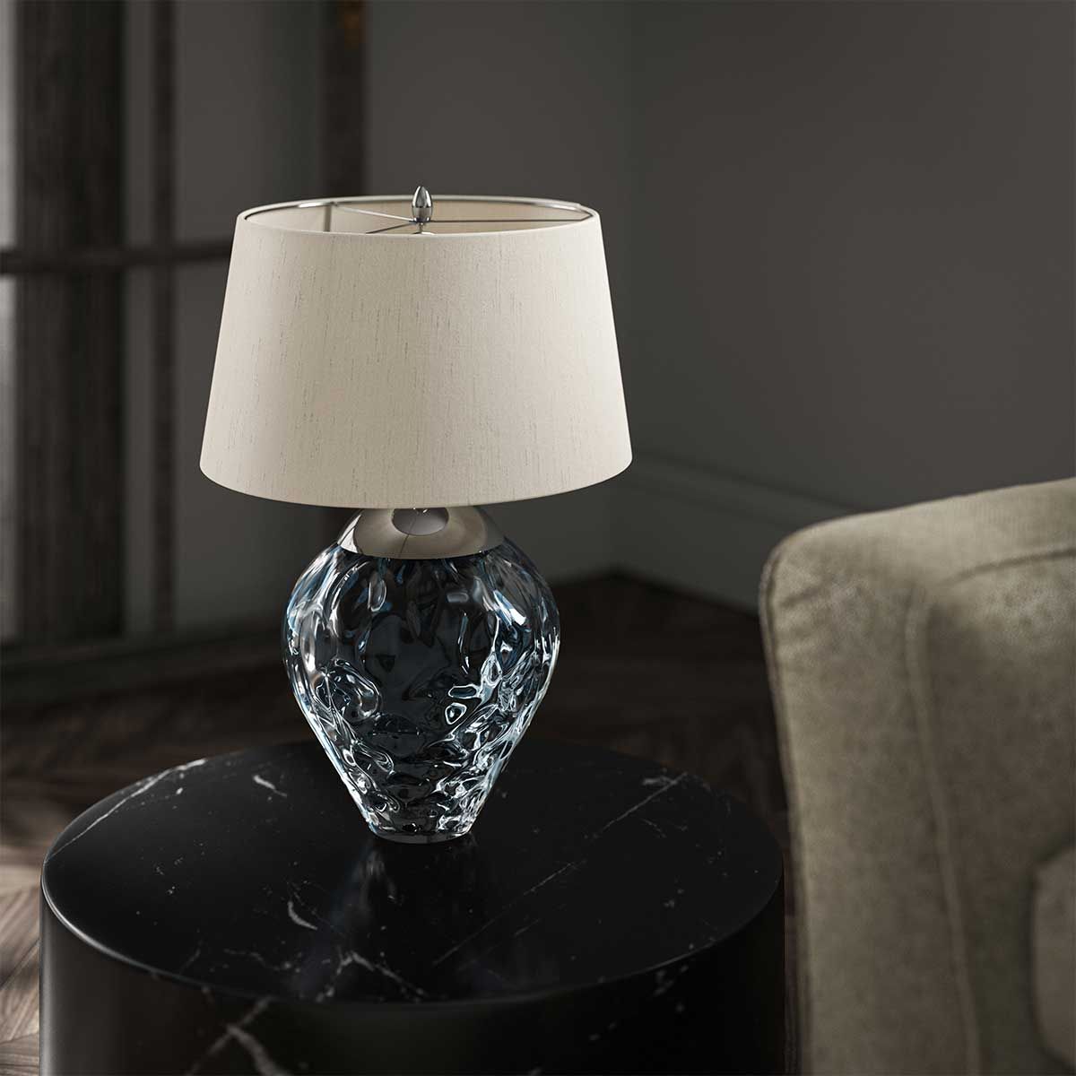 Quintiesse Samara Table Lamp Light Blue