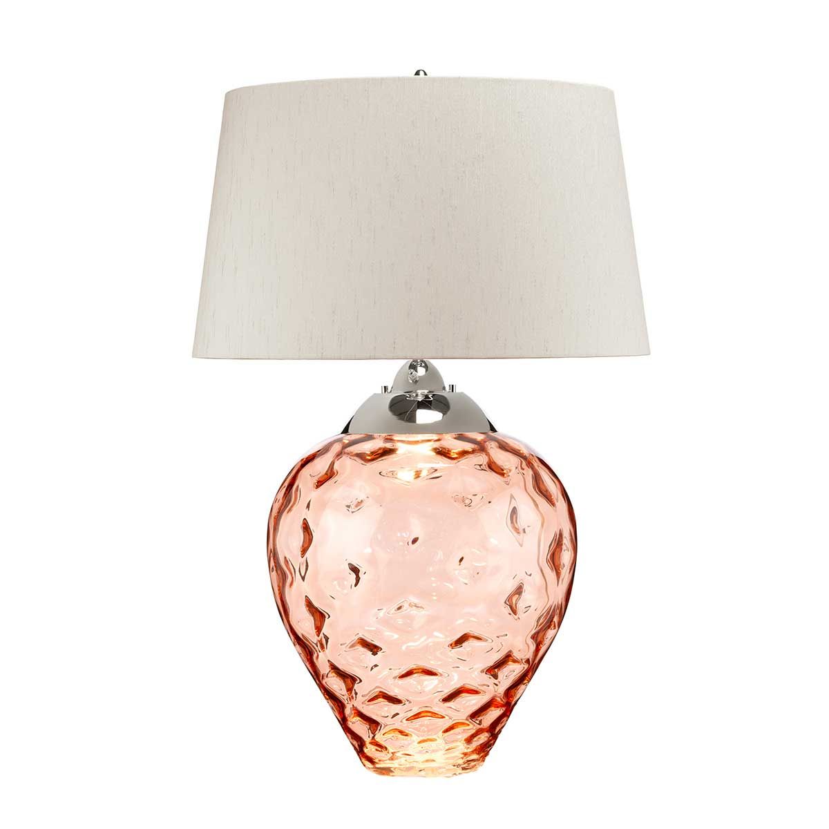 Quintiesse Samara Large Table Lamp Salmon