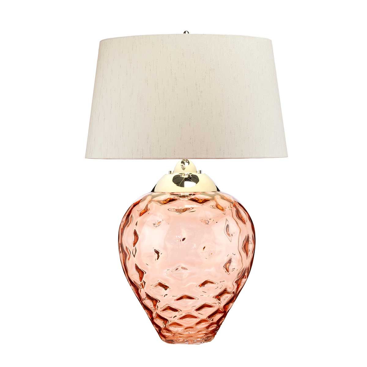 Quintiesse Samara Large Table Lamp Salmon