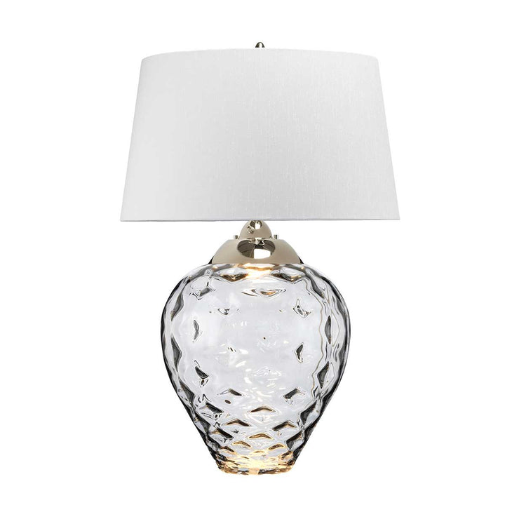 Samara Large Table Lamp - Smoke Elstead 1