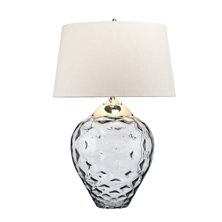 Samara Large Table Lamp - Smoke Elstead 3