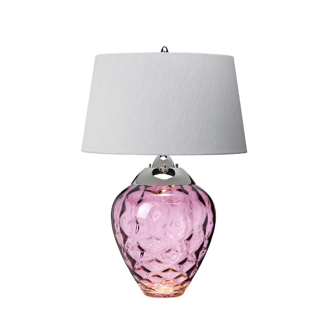 Samara Table Lamp - Plum Elstead 1
