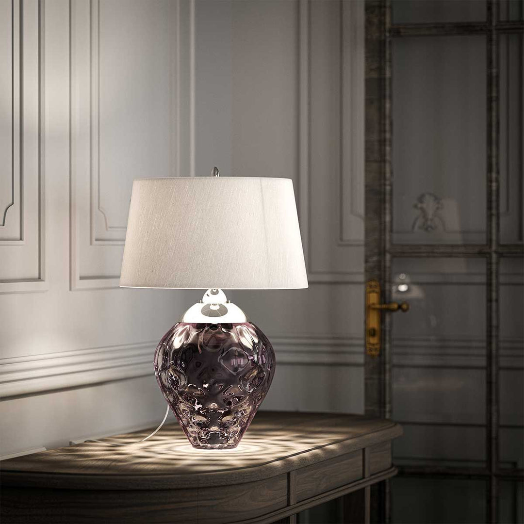 Samara Table Lamp - Plum Elstead 5