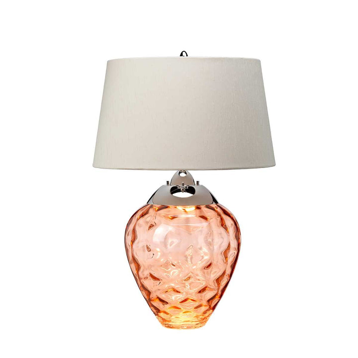 Samara Table Lamp - Salmon Elstead 1