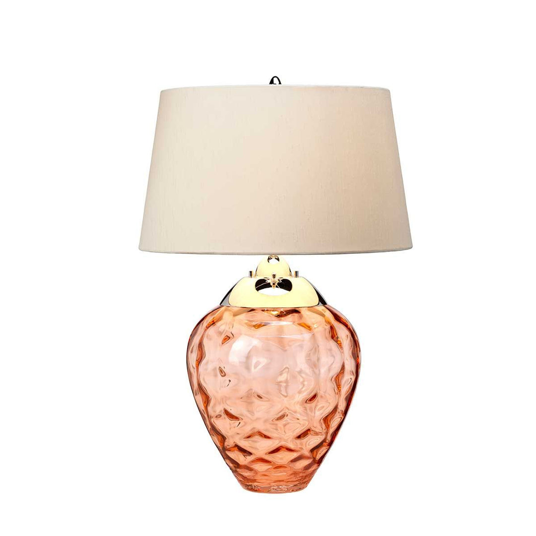 Samara Table Lamp - Salmon Elstead 3