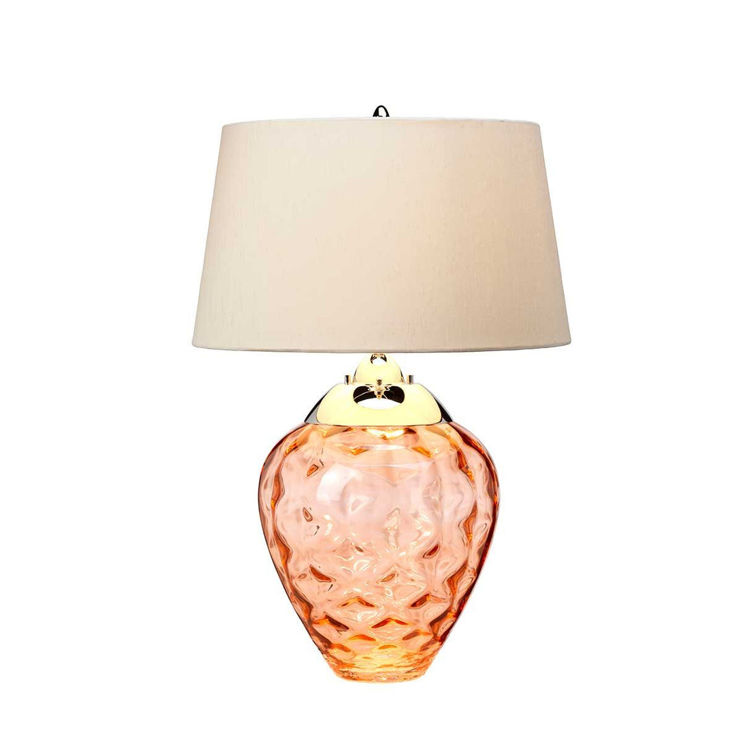 Samara Table Lamp - Salmon Elstead 4