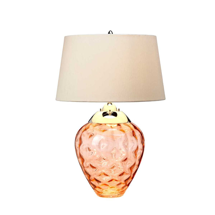 Samara Table Lamp - Salmon Elstead 4