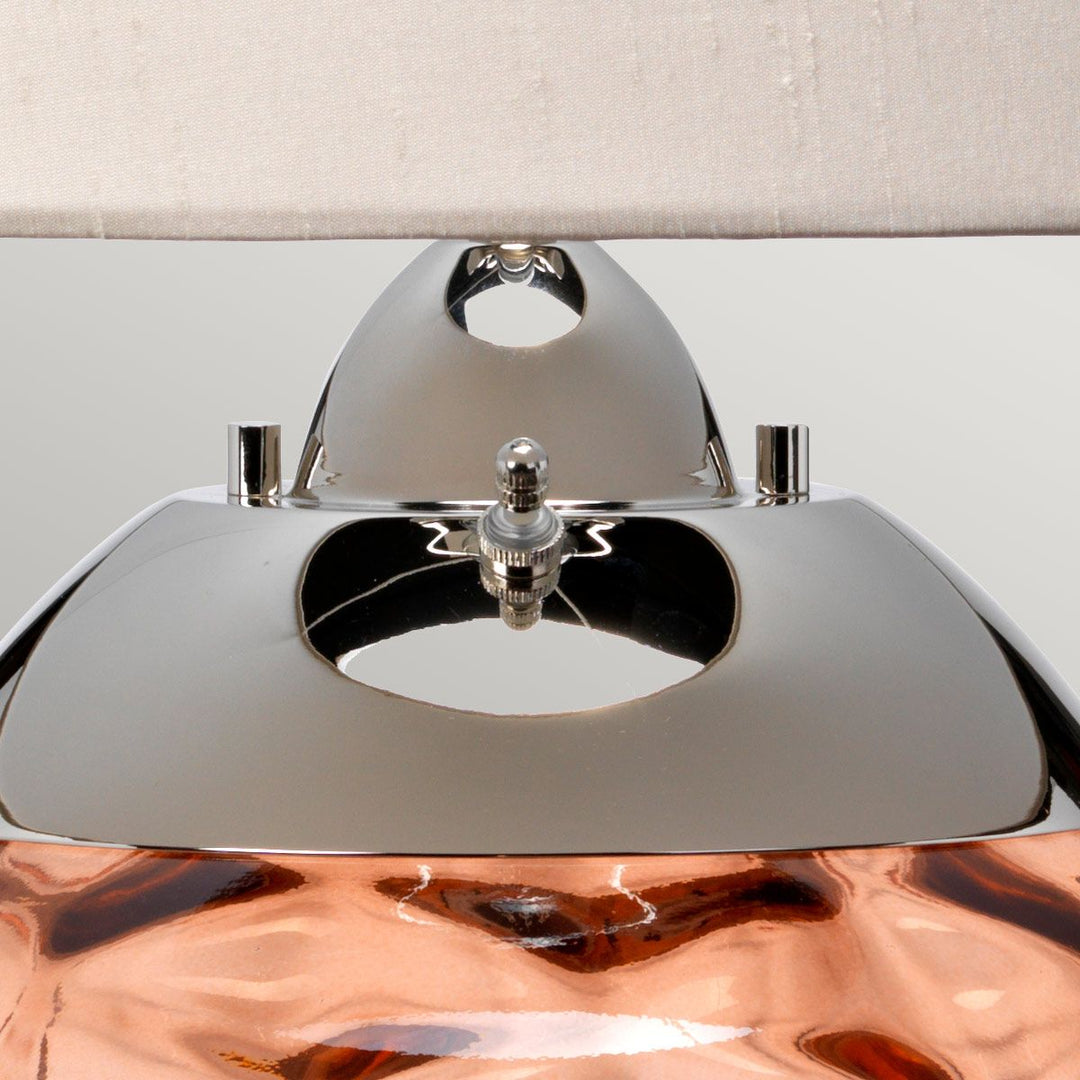 Samara Table Lamp - Salmon Elstead 7