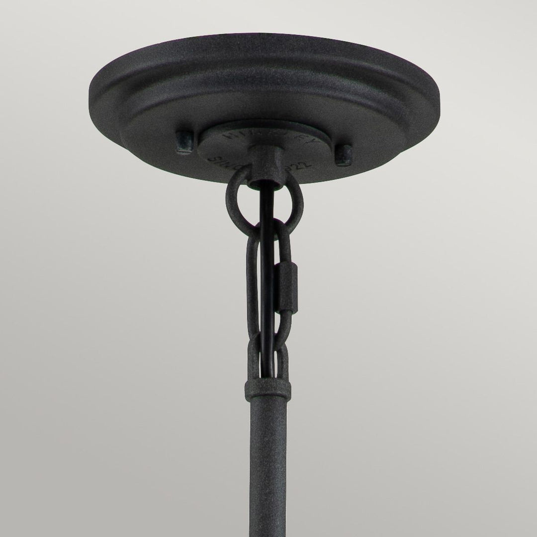 Silas 6 Light Semi-Flush Pendant Light Elstead 4