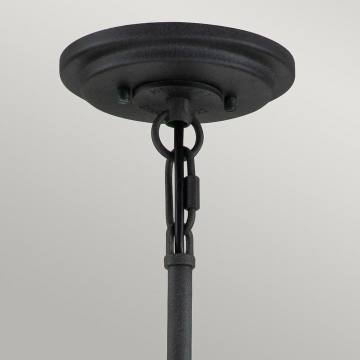 Silas 6 Light Semi-Flush Pendant Light Elstead 4