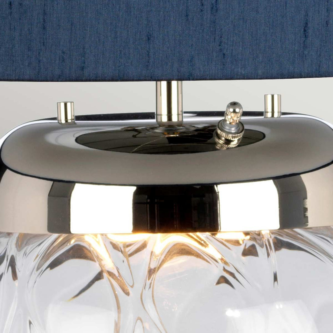 Sola Large Table Lamp - Blue Elstead 4