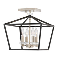 Quintiesse Stinson 4 Light Medium Pendant SemiFlush