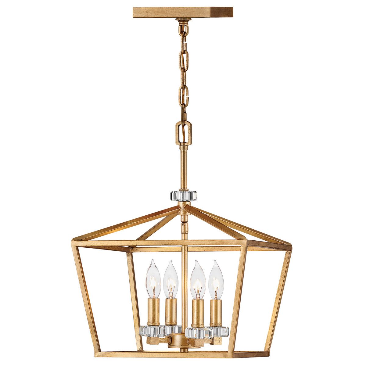 Quintiesse Stinson 4 Light Medium Pendant SemiFlush