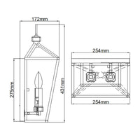 Quintiesse Stinson 2 Light Wall Light