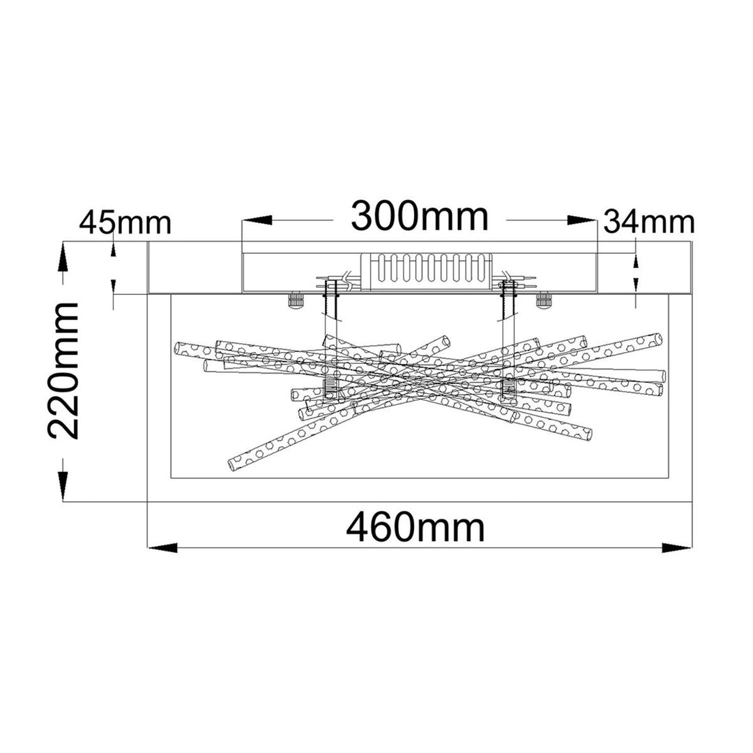 Styx LED Flush Mount Elstead 6