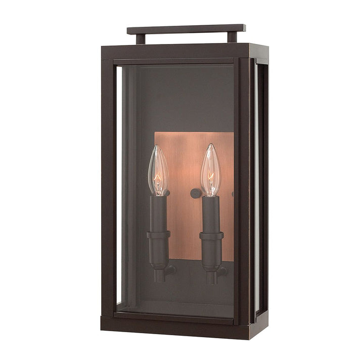 Sutcliffe 2 Light Wall Lantern - Oil Rubbed Bronze Elstead 1