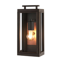 Quintiesse Sutcliffe 1 Light Wall Lantern Oil Rubbed Bronze